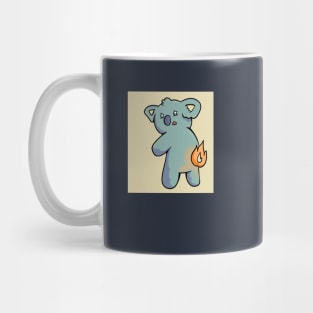 Sad Burning Koala Bear Mug